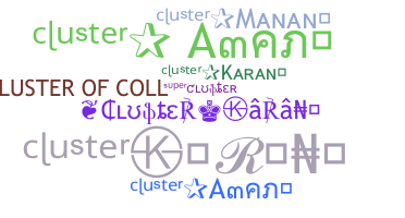 暱稱 - Cluster