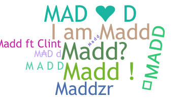 暱稱 - madd