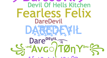 暱稱 - daredevil