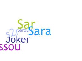 暱稱 - Sarra