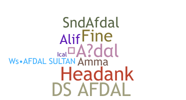 暱稱 - Afdal