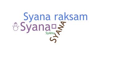 暱稱 - syana