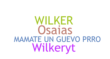 暱稱 - Wilker