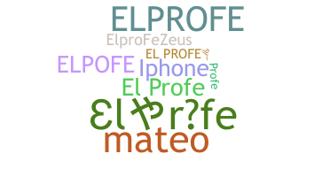 暱稱 - ElProfe