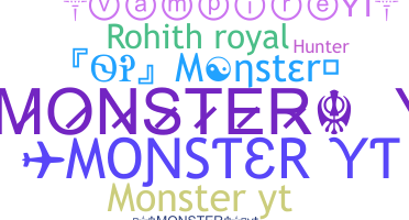 暱稱 - MonsterYT