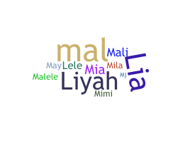 暱稱 - Maliyah