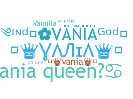 暱稱 - Vania