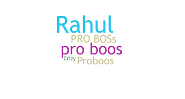 暱稱 - ProBoos