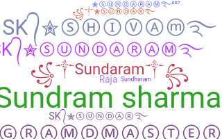 暱稱 - Sundaram