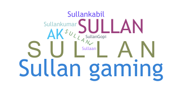 暱稱 - Sullan