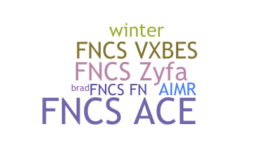 暱稱 - FNCS