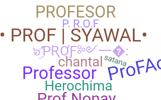 暱稱 - Prof