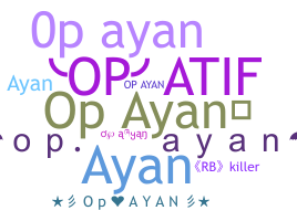 暱稱 - OpAyan
