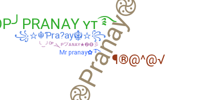 暱稱 - Pranay