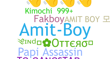 暱稱 - Amitboy