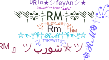 暱稱 - rm