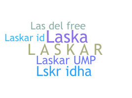 暱稱 - Laskar