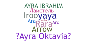 暱稱 - Ayra