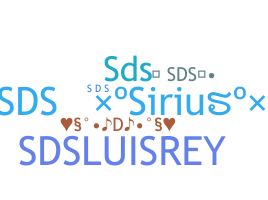 暱稱 - SDS