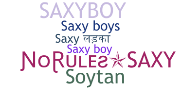 暱稱 - saxyboy