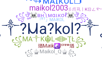 暱稱 - Maikol