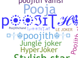 暱稱 - Poojith