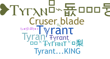 暱稱 - Tyrant