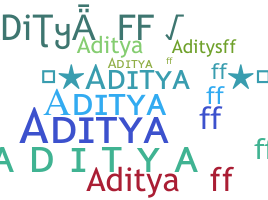 暱稱 - Adityaff