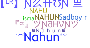 暱稱 - Nahun