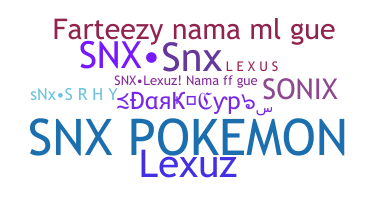 暱稱 - SNx