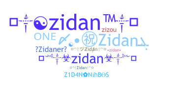 暱稱 - Zidan