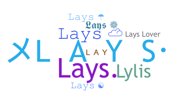 暱稱 - Lays