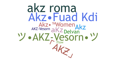 暱稱 - AKZ