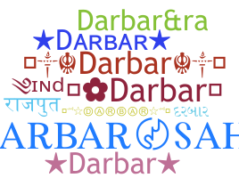 暱稱 - Darbar