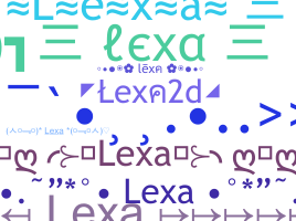 暱稱 - lexa2d