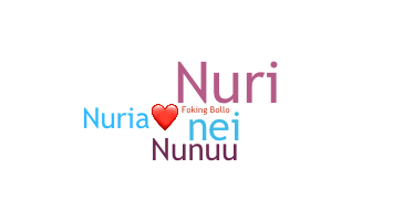暱稱 - nuria