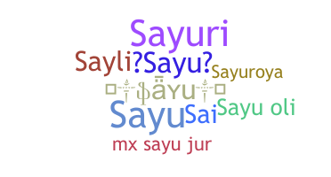 暱稱 - Sayu