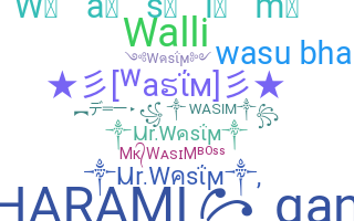 暱稱 - Wasim