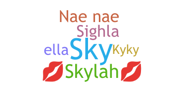 暱稱 - Skylah