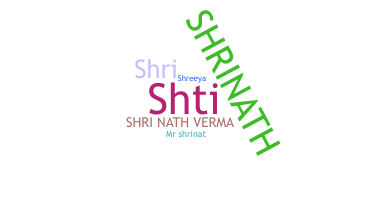 暱稱 - Shrinath