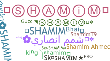 暱稱 - Shamim