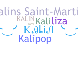 暱稱 - Kalin