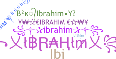 暱稱 - Ibrahim