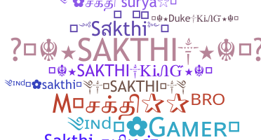 暱稱 - Sakthi