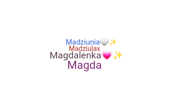 暱稱 - Magdalena
