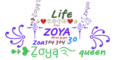 暱稱 - Zoya