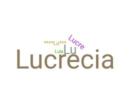 暱稱 - Lucrecia