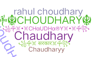 暱稱 - Choudhary