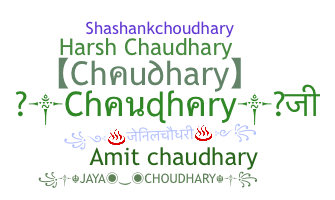 暱稱 - Chaudhary