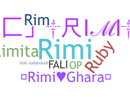 暱稱 - rimi